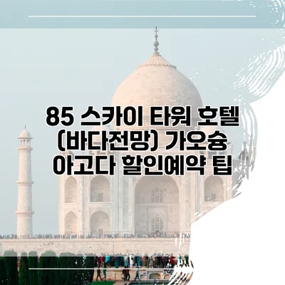 85 스카이 타워 호텔 (바다전망) 가오슝 아고다 할인예약 팁