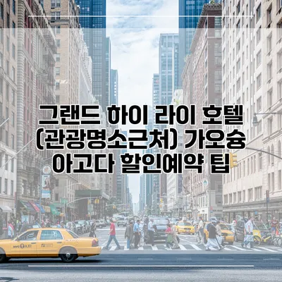 그랜드 하이 라이 호텔 (관광명소근처) 가오슝 아고다 할인예약 팁