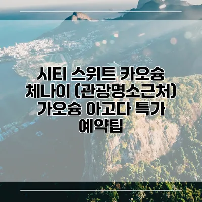 시티 스위트 카오슝 체나이 (관광명소근처) 가오슝 아고다 특가 예약팁