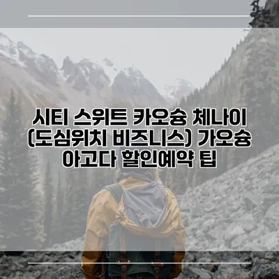 시티 스위트 카오슝 체나이 (도심위치 비즈니스) 가오슝 아고다 할인예약 팁