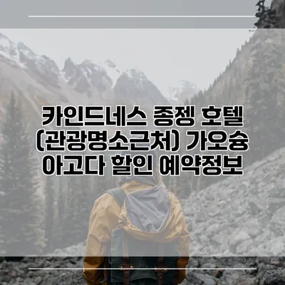 카인드네스 종젱 호텔 (관광명소근처) 가오슝 아고다 할인 예약정보