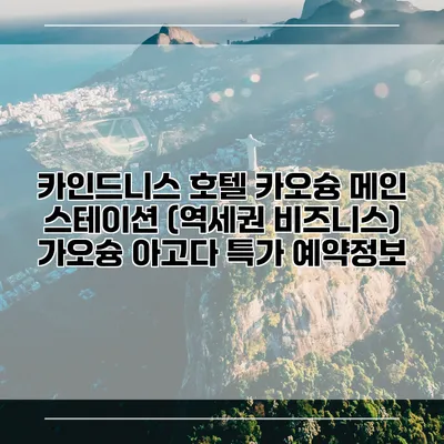 카인드니스 호텔 카오슝 메인 스테이션 (역세권 비즈니스) 가오슝 아고다 특가 예약정보