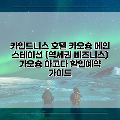 카인드니스 호텔 카오슝 메인 스테이션 (역세권 비즈니스) 가오슝 아고다 할인예약 가이드