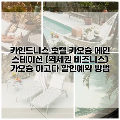 카인드니스 호텔 카오슝 메인 스테이션 (역세권 비즈니스) 가오슝 아고다 할인예약 방법