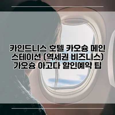 카인드니스 호텔 카오슝 메인 스테이션 (역세권 비즈니스) 가오슝 아고다 할인예약 팁