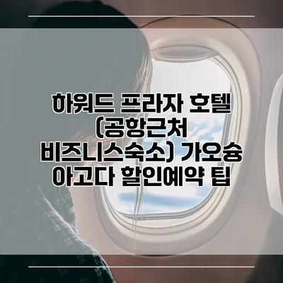 하워드 프라자 호텔 (공항근처 비즈니스숙소) 가오슝 아고다 할인예약 팁