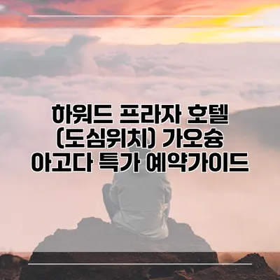 하워드 프라자 호텔 (도심위치) 가오슝 아고다 특가 예약가이드