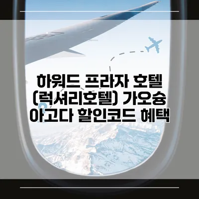 하워드 프라자 호텔 (럭셔리호텔) 가오슝 아고다 할인코드 혜택