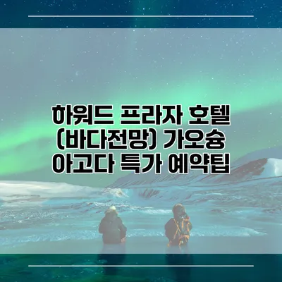 하워드 프라자 호텔 (바다전망) 가오슝 아고다 특가 예약팁