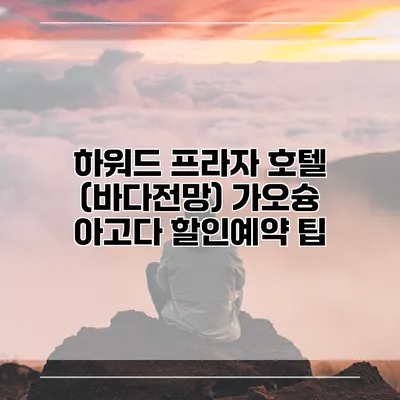 하워드 프라자 호텔 (바다전망) 가오슝 아고다 할인예약 팁